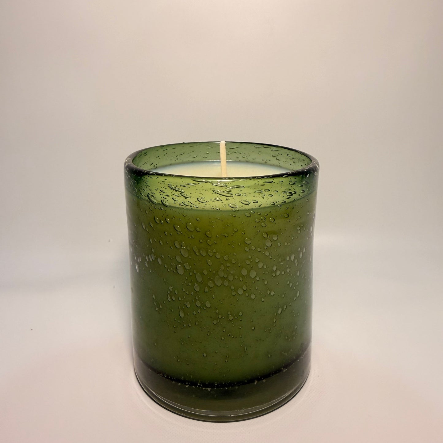 Green glass vessel