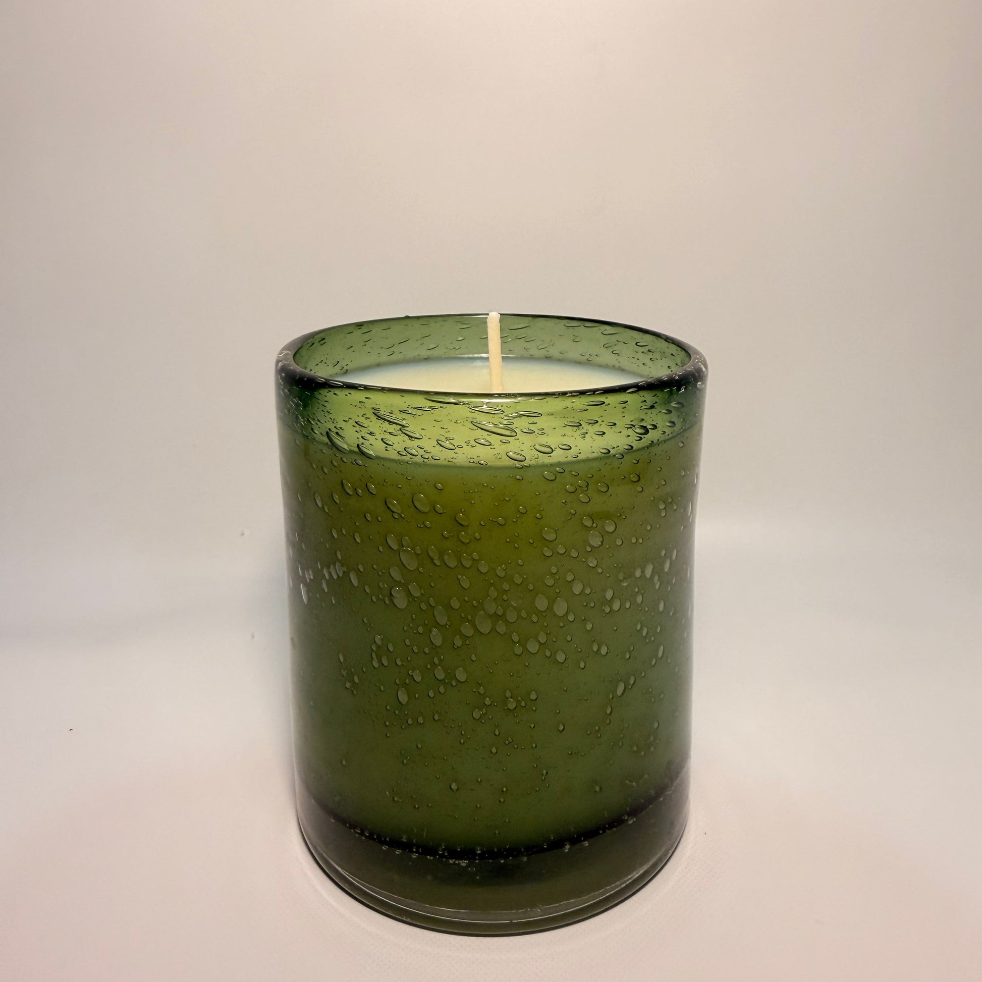 Green glass vessel
